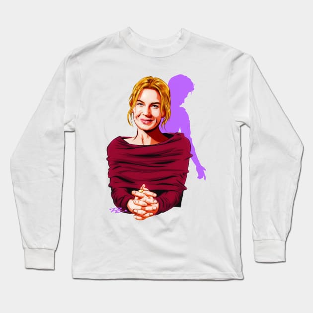 Renee Zellweger Long Sleeve T-Shirt by PLAYDIGITAL2020